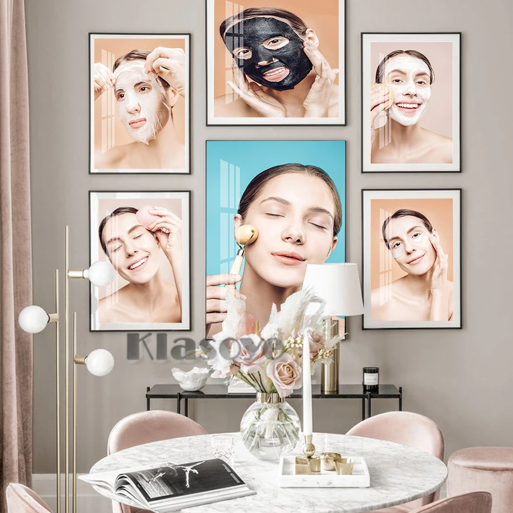 Beauty Salon Canvas Painting Wall Stickers Female Model Photography Art Prints Poster Skin Care Facial Mask Modern Home Decor
Beauty Salon Canvas Painting Wall Stickers Female Model Photography Art Prints Poster Skin Care Facial Mask Modern Home Decor
