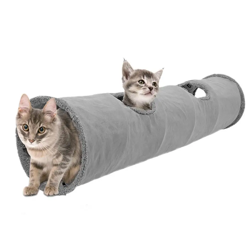 NEW Funny Pet Cat Tunnel 2/3 Holes Cat Toys Play Tunnel Pet Play Tunnel Foldable Fleece-lined Cat Tent Toy Puppy Ferrets Rabbit
NEW Funny Pet Cat Tunnel 2/3 Holes Cat Toys Play Tunnel Pet Play Tunnel Foldable Fleece-lined Cat Tent Toy Puppy Ferrets Rabbit
