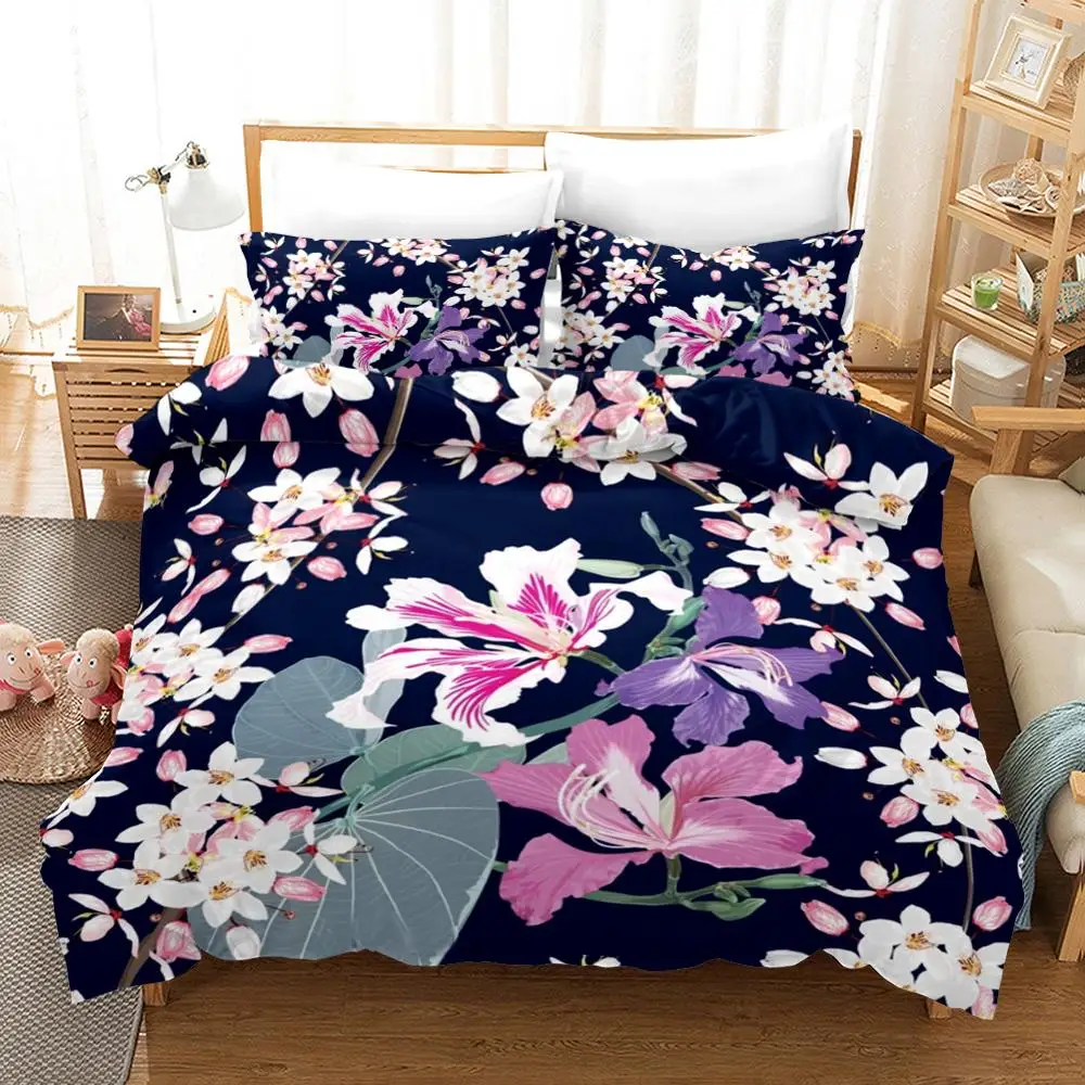 Tropical Flowers Bedding Set Leaf Print Duvet Cover Set for Women 3pcs Plant Themed Comforter Cover Twin Full Queen Bettwsche
Tropical Flowers Bedding Set Leaf Print Duvet Cover Set for Women 3pcs Plant Themed Comforter Cover Twin Full Queen Bettwsche