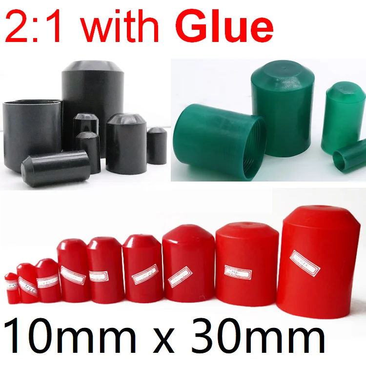 Heat Shrink End Seal Cap Dia 10mm x 30mm Length Cable Sleeve Adhesive Glue Lined Insulate Wrap Wire Protect Cover Bottom 35KV
Heat Shrink End Seal Cap Dia 10mm x 30mm Length Cable Sleeve Adhesive Glue Lined Insulate Wrap Wire Protect Cover Bottom 35KV