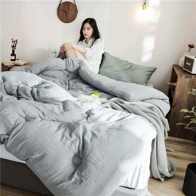High Quality Cotton Non Dyed Pure Natural Down Blanket Solid Color Summer And Winter Down Quilt Thicken And Warm Comforter
High Quality Cotton Non Dyed Pure Natural Down Blanket Solid Color Summer And Winter Down Quilt Thicken And Warm Comforter