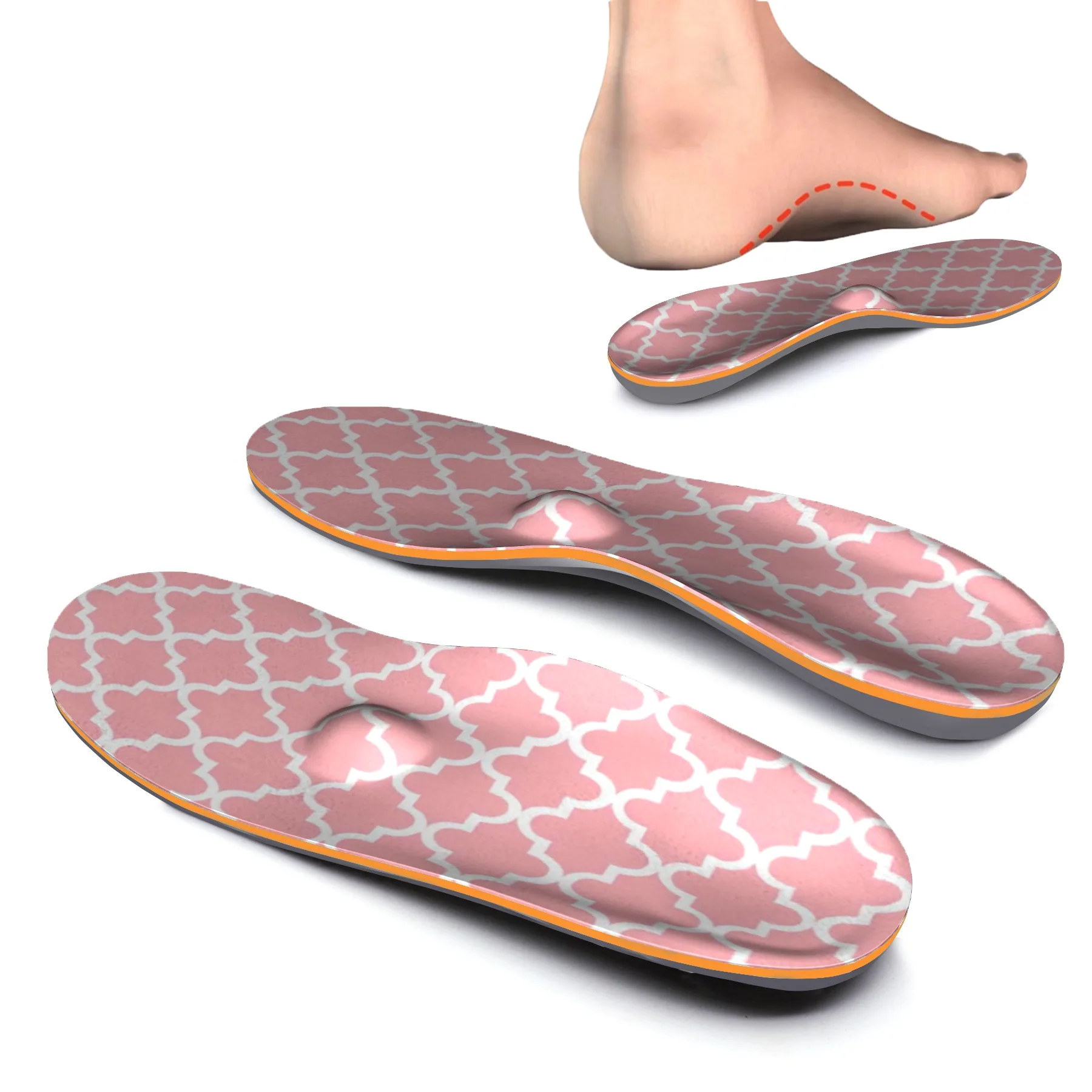 Pink Block Memory Foam High Arch Support Insoles Ease Foot Pain Thick Orthotic Insoles Men and Women Sneaker Shoes
Pink Block Memory Foam High Arch Support Insoles Ease Foot Pain Thick Orthotic Insoles Men and Women Sneaker Shoes