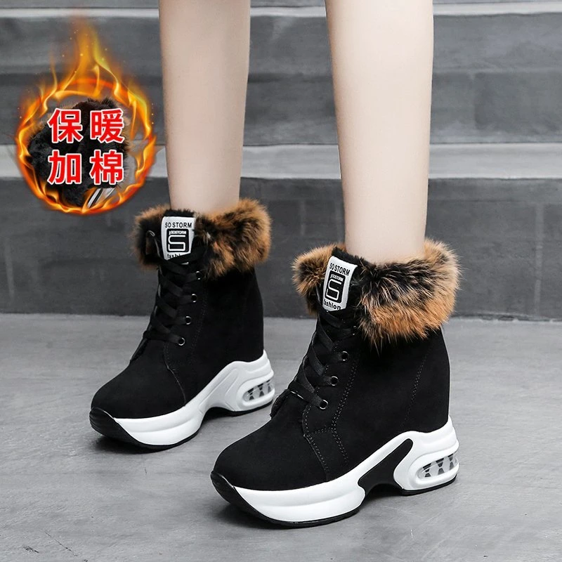 Women's suede non-slip women's boots plus cotton to keep warm, casual high-heeled thick-soled women's winter women's boots
Women's suede non-slip women's boots plus cotton to keep warm, casual high-heeled thick-soled women's winter women's boots