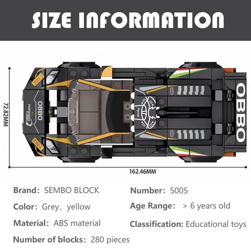 City Supercar Racing Technic 3D Model Building Blocks Kit Super Sport Cars Vehicle DIY Mini Diamond Bricks Toys for Boys Kids
City Supercar Racing Technic 3D Model Building Blocks Kit Super Sport Cars Vehicle DIY Mini Diamond Bricks Toys for Boys Kids