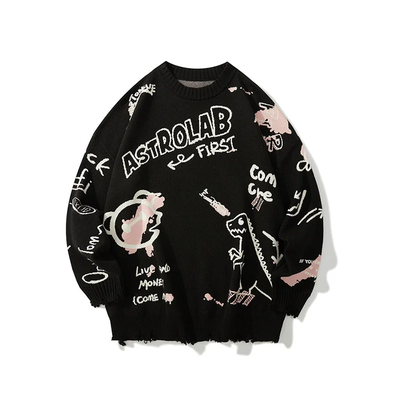 2021 New Men's Fashion Pullovers Casual Round Collar Long Sleeve Mens Sweaters Trendy Printing Harajuku Style Pullover Male Tops 
2021 New Men's Fashion Pullovers Casual Round Collar Long Sleeve Mens Sweaters Trendy Printing Harajuku Style Pullover Male Tops