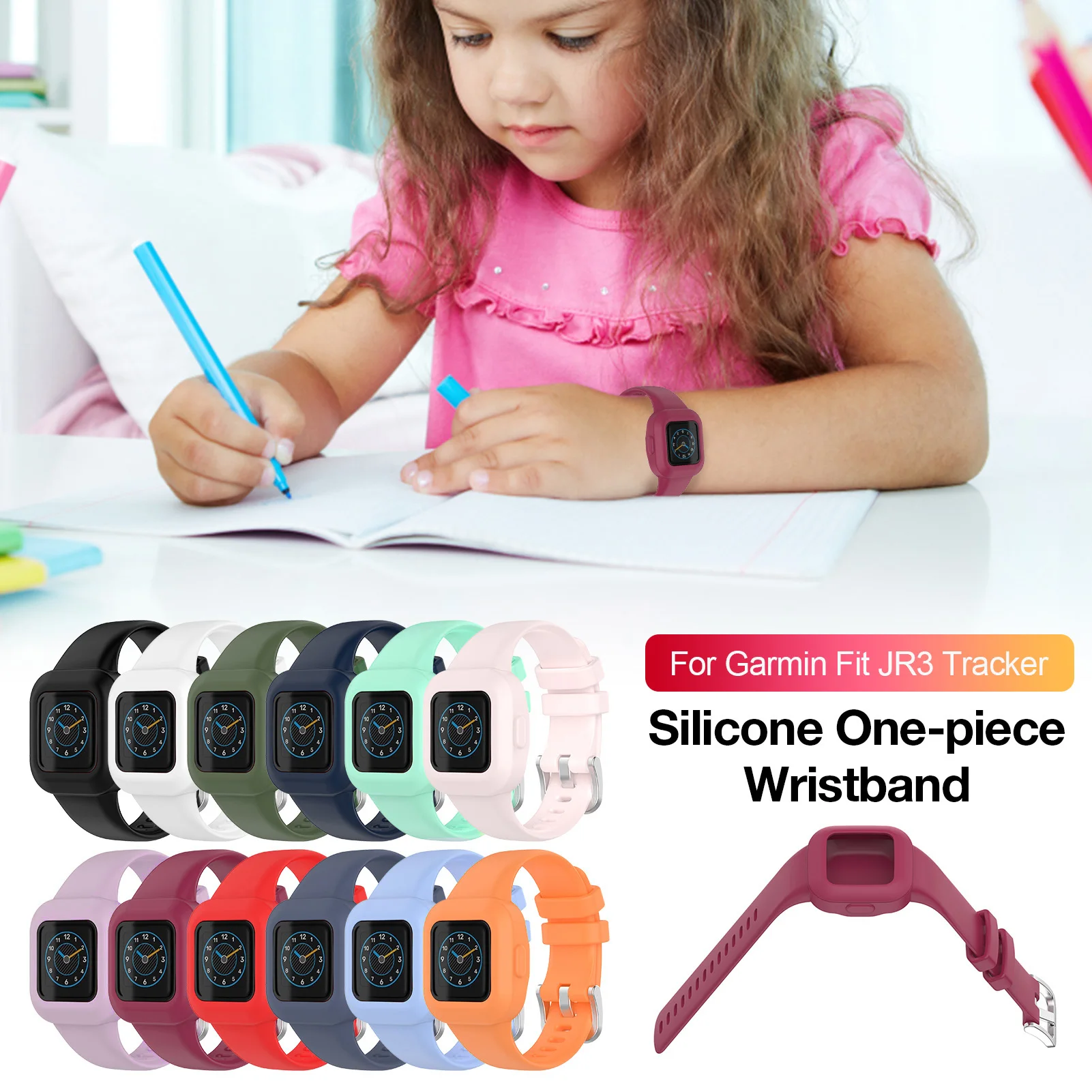 Sport Silicone Watchband Strap For Garmin Fit JR3 Fitness Tracker Band Easy Fit Quick Release Wirststrap Replacement Band Strap
Sport Silicone Watchband Strap For Garmin Fit JR3 Fitness Tracker Band Easy Fit Quick Release Wirststrap Replacement Band Strap