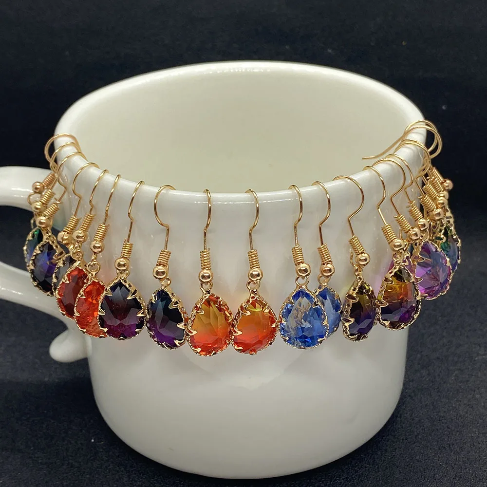 1pair Crystal Earrings Drop-shaped DIY Making Jewelry Accessories Ladies Supplies Crochet Earrings Crafts Jewelry Women's Charm
1pair Crystal Earrings Drop-shaped DIY Making Jewelry Accessories Ladies Supplies Crochet Earrings Crafts Jewelry Women's Charm