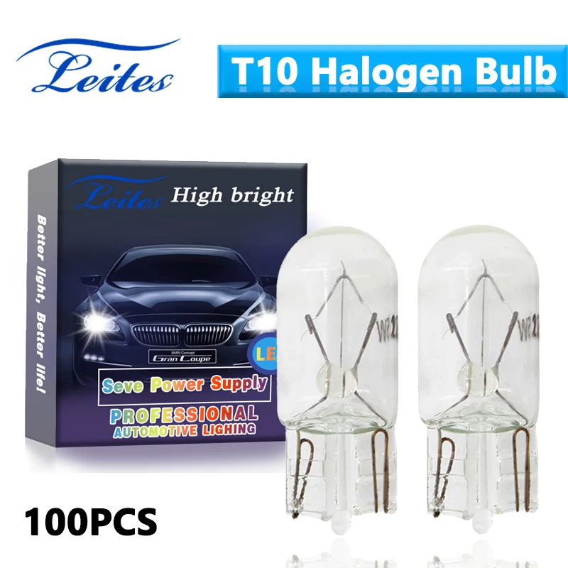 100PCS Car T10 Halogen w5w 194 158 Wedges 12v 5w Xexon Lamp Warm White Amber Instrument Light Reading Light Clearance Lamp
100PCS Car T10 Halogen w5w 194 158 Wedges 12v 5w Xexon Lamp Warm White Amber Instrument Light Reading Light Clearance Lamp