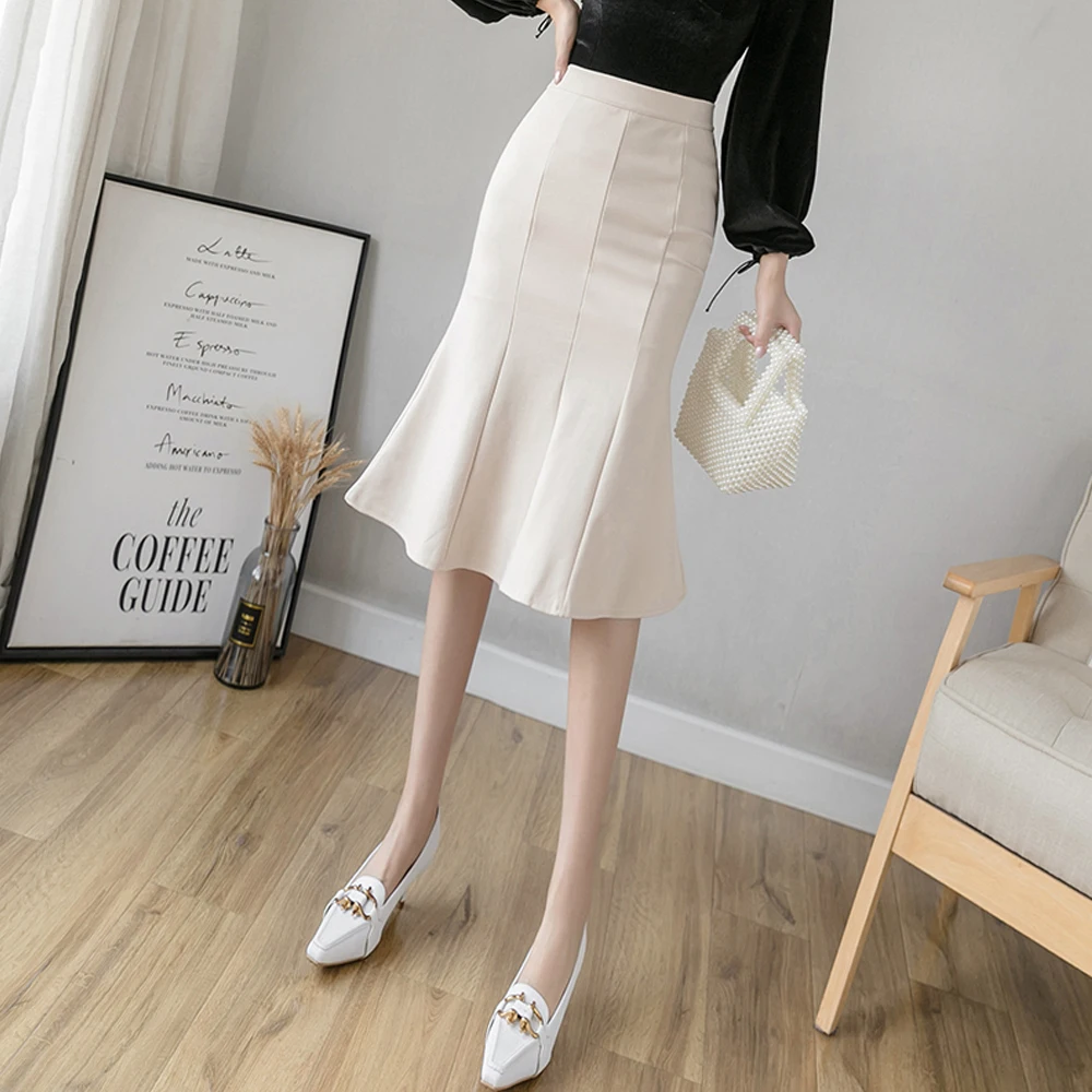NEW Women High Waist Midi Skirts Plus Size Ruffles Black Khaki Apricot Office OL Skirt Fashion Package Hip Mermaid Skirts Womens
NEW Women High Waist Midi Skirts Plus Size Ruffles Black Khaki Apricot Office OL Skirt Fashion Package Hip Mermaid Skirts Womens