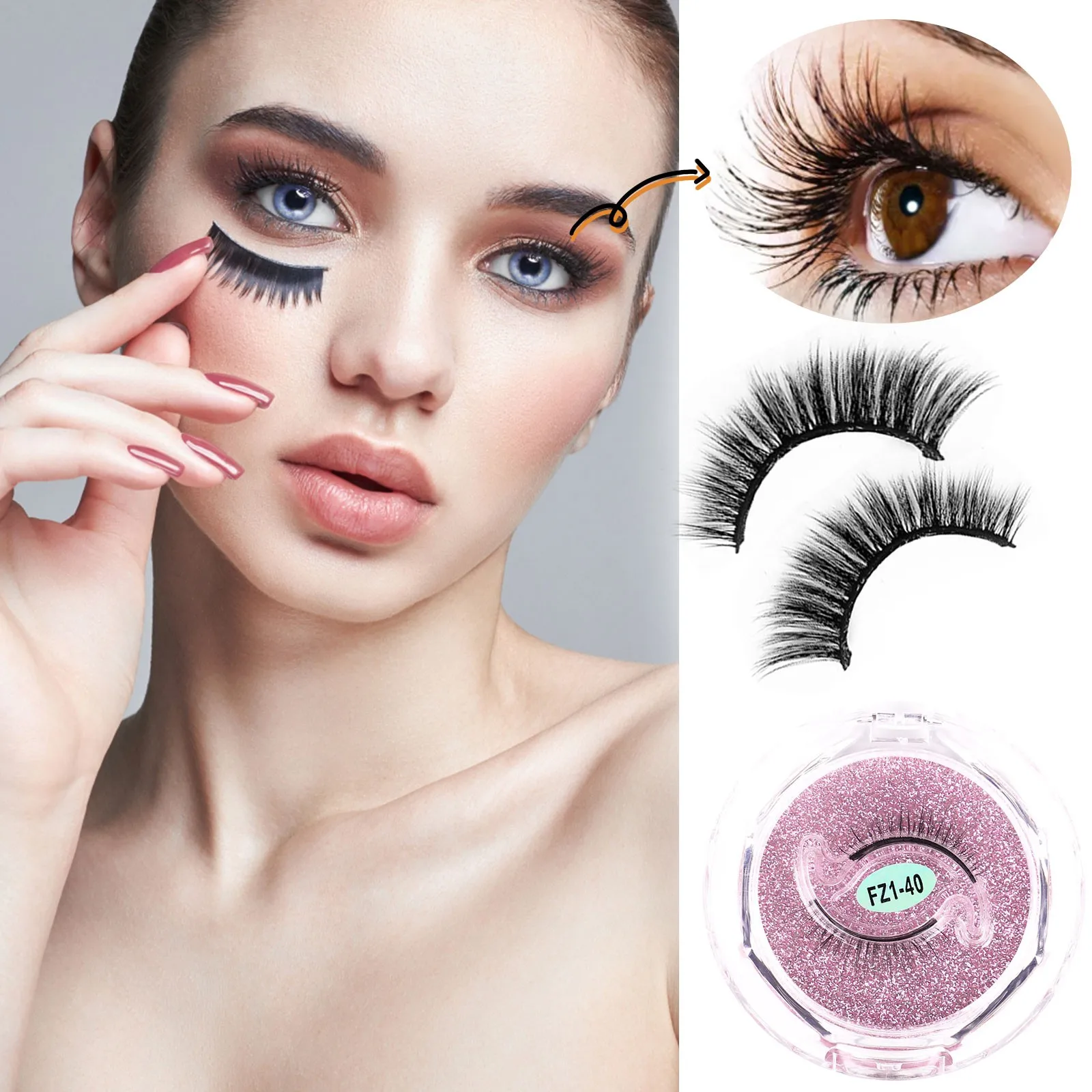 1Pair Glue Free Self-adhesive Eyelashes Natural Fluffy-False Eyelashes Natural reversible Soft Reusable Eyelashes Christmas Gift
1Pair Glue Free Self-adhesive Eyelashes Natural Fluffy-False Eyelashes Natural reversible Soft Reusable Eyelashes Christmas Gift