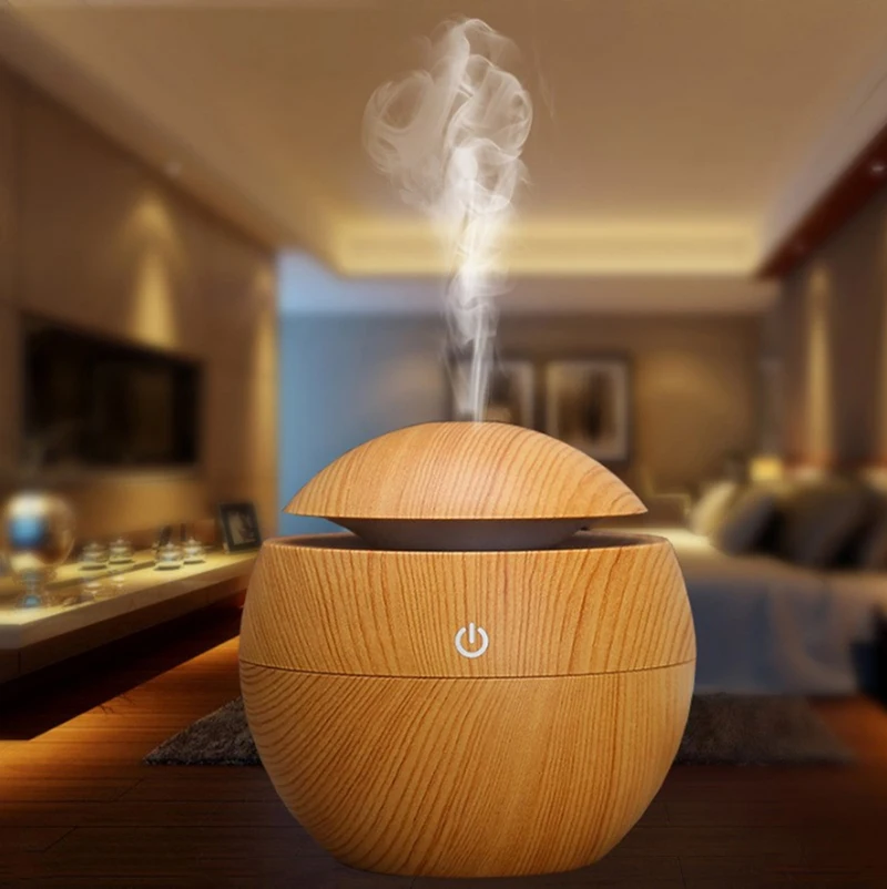 Mini Air Humidifier Ultrasonic USB Aroma Diffuser Wood Grain LED Night Light Electric Essential Oil Diffuser Aromatherapy Home
Mini Air Humidifier Ultrasonic USB Aroma Diffuser Wood Grain LED Night Light Electric Essential Oil Diffuser Aromatherapy Home