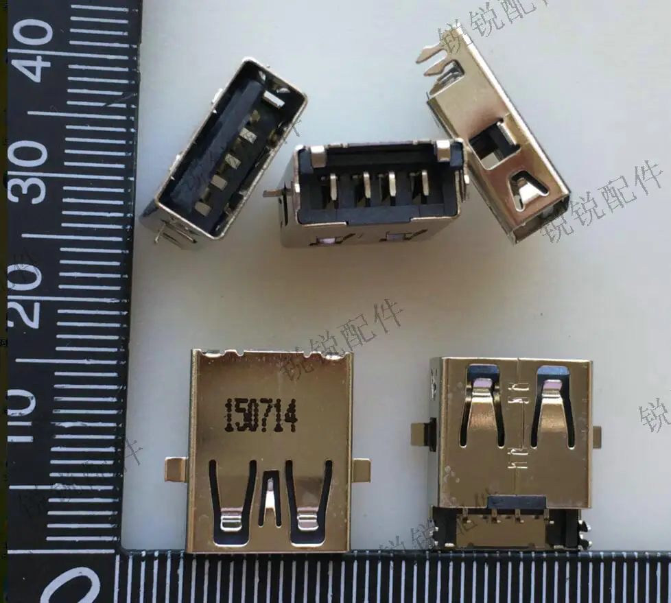 For laptop USB2.0 interface socketPin 4 flat heavyPlate AF usb chargingPort