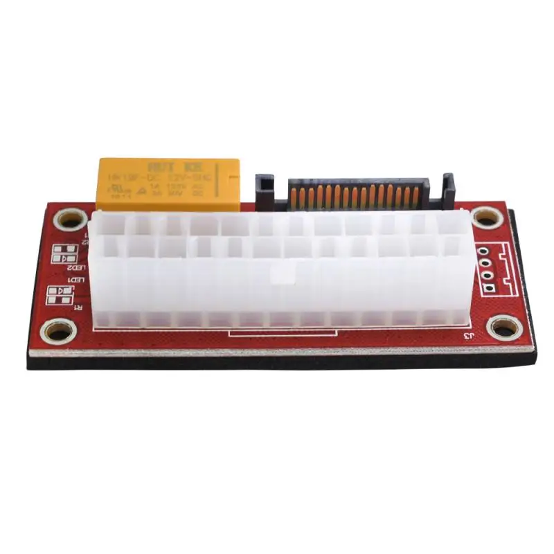 1PC Extender Cable Card Adapter ATX 24Pin To Molex SATA Dual PSU Power Supply Sync Starter Extender Cable Card For BTC Miner
1PC Extender Cable Card Adapter ATX 24Pin To Molex SATA Dual PSU Power Supply Sync Starter Extender Cable Card For BTC Miner