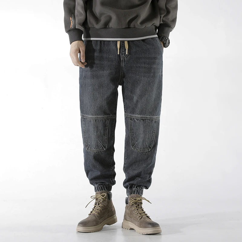 Men's Jeans, Big Pockets, Loose Casual Pants, High-quality Fashion Big Size Men's Tooling Style Trendy Stretch Jeans Brand
Men's Jeans, Big Pockets, Loose Casual Pants, High-quality Fashion Big Size Men's Tooling Style Trendy Stretch Jeans Brand