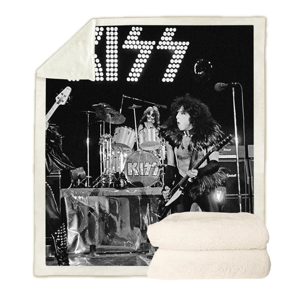 CLOOCL Fashion Sofa Travel Youth Bedding Rock Metal Kiss Band 3D Print Double Layer Blankets Bedspread for Plush Sofa Quilt
CLOOCL Fashion Sofa Travel Youth Bedding Rock Metal Kiss Band 3D Print Double Layer Blankets Bedspread for Plush Sofa Quilt