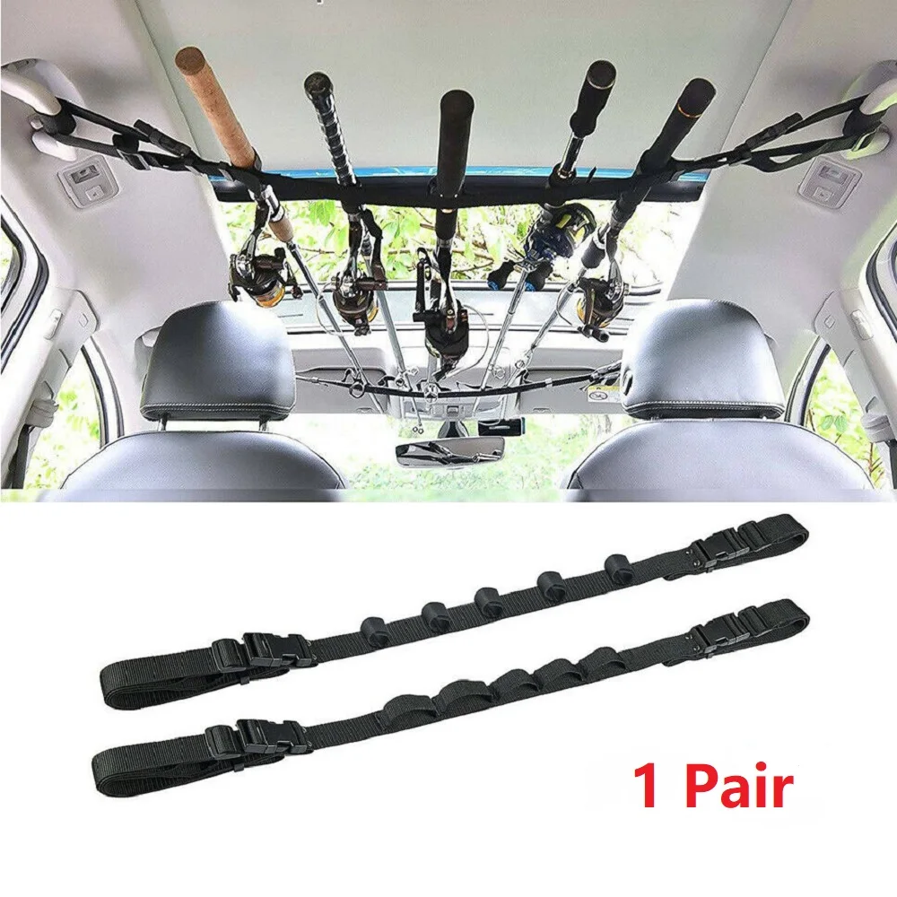 Vehicle Fishing Rod Holder Adjustable 35 to 44 inch Easy Install Car Fishing Rod Carrier 5 Holes
Vehicle Fishing Rod Holder Adjustable 35 to 44 inch Easy Install Car Fishing Rod Carrier 5 Holes