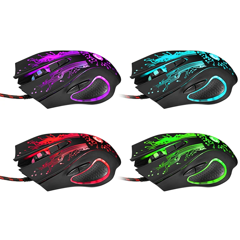 1pc 6D USB Wired Gaming Mouse 3200DPI 6 Buttons LED Optical Professional Pro Mouse Gamer Computer Mice for PC Laptop
1pc 6D USB Wired Gaming Mouse 3200DPI 6 Buttons LED Optical Professional Pro Mouse Gamer Computer Mice for PC Laptop