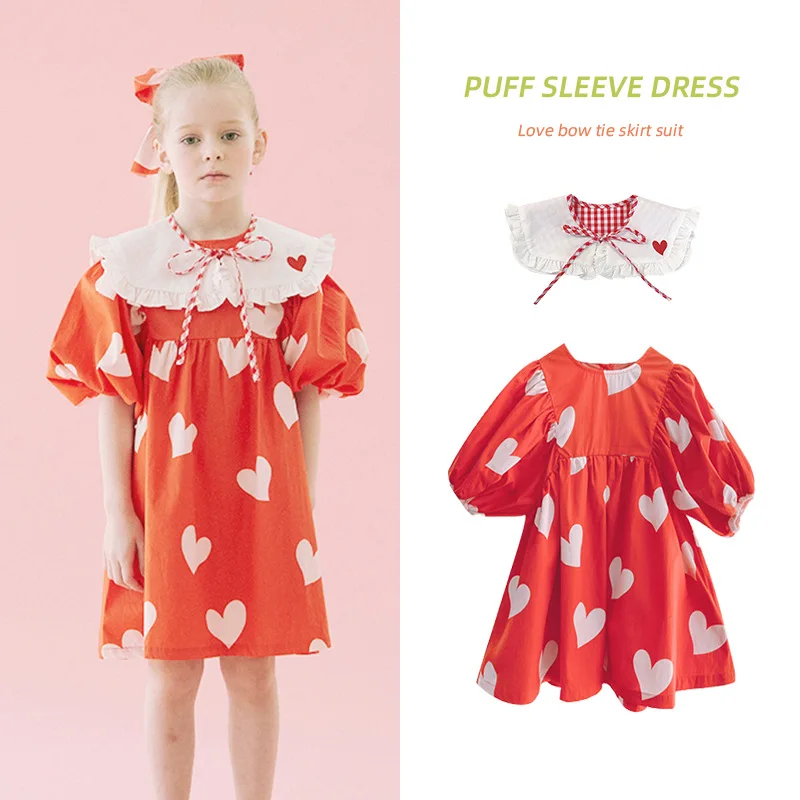 Girls' Dresses 2021 New Summer Girls' Short-Sleeved Fashion Dresses Sweet Bubble Sleeve Princess Dresses Children's Clothing
Girls' Dresses 2021 New Summer Girls' Short-Sleeved Fashion Dresses Sweet Bubble Sleeve Princess Dresses Children's Clothing