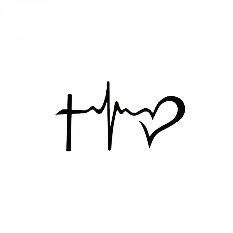 Виниловая наклейка на бампер для вашего автомобиля Christian Life Line Cross & Heart
Виниловая наклейка на бампер для вашего автомобиля Christian Life Line Cross & Heart