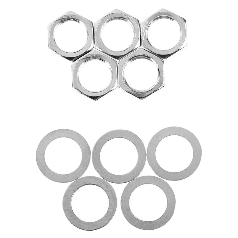 7pcs Iron Jack Socket Connector Nuts with Washers Set for Electric Guitar Bass Parts
7pcs Iron Jack Socket Connector Nuts with Washers Set for Electric Guitar Bass Parts