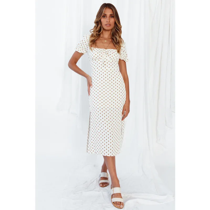 Summer New Style Short-sleeved Printed Dress Casual Lace-up Split Dress With Simple Temperament Vestidos Wn*
Summer New Style Short-sleeved Printed Dress Casual Lace-up Split Dress With Simple Temperament Vestidos Wn*