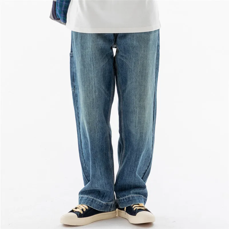 Washed Jeans Men Streetwear Fashion Casual Denim Pants Baggy Straight Trousers Mens
Washed Jeans Men Streetwear Fashion Casual Denim Pants Baggy Straight Trousers Mens