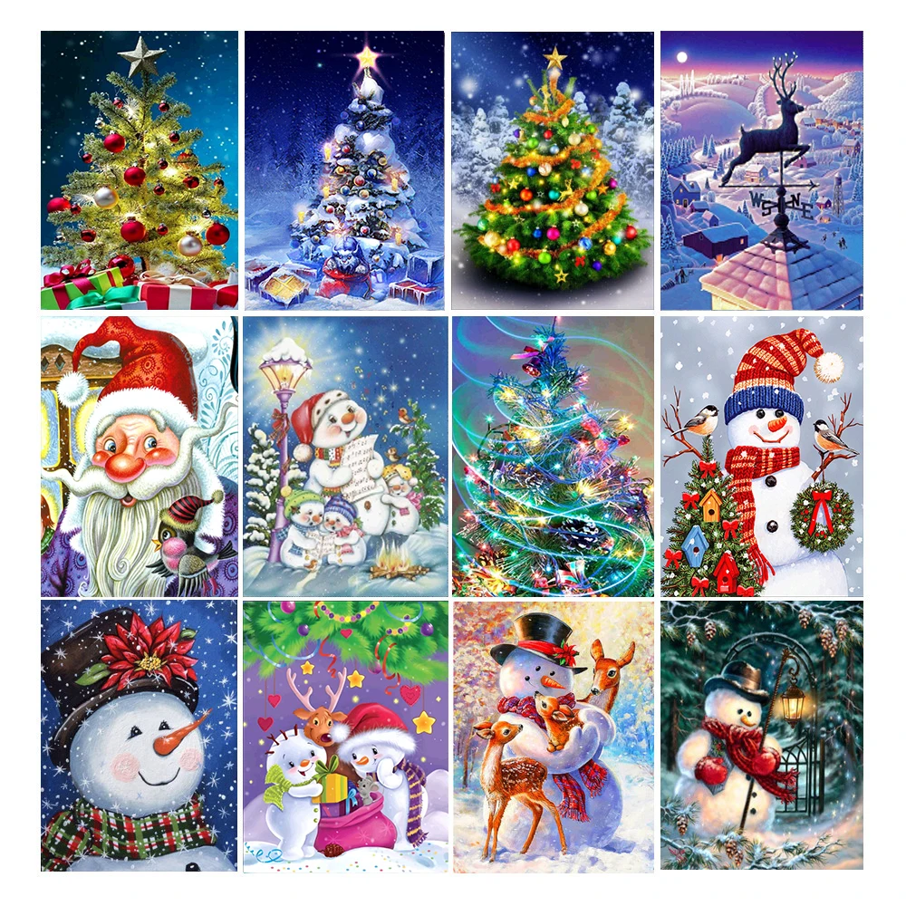 JIEME 5D Diamond Painting Santa Claus Full Drill Diamond Embroidery Christmas Tree Mosaic Snowman Rhinestone Kit Home Decor Gift
JIEME 5D Diamond Painting Santa Claus Full Drill Diamond Embroidery Christmas Tree Mosaic Snowman Rhinestone Kit Home Decor Gift