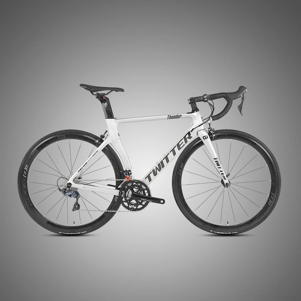 TWITTER Thunder RIVAL-22S, Alu alloy wheel women 46cm 700c road bicycle carbon fiber road bike racing Double V Brake bicicleta
TWITTER Thunder RIVAL-22S, Alu alloy wheel women 46cm 700c road bicycle carbon fiber road bike racing Double V Brake bicicleta