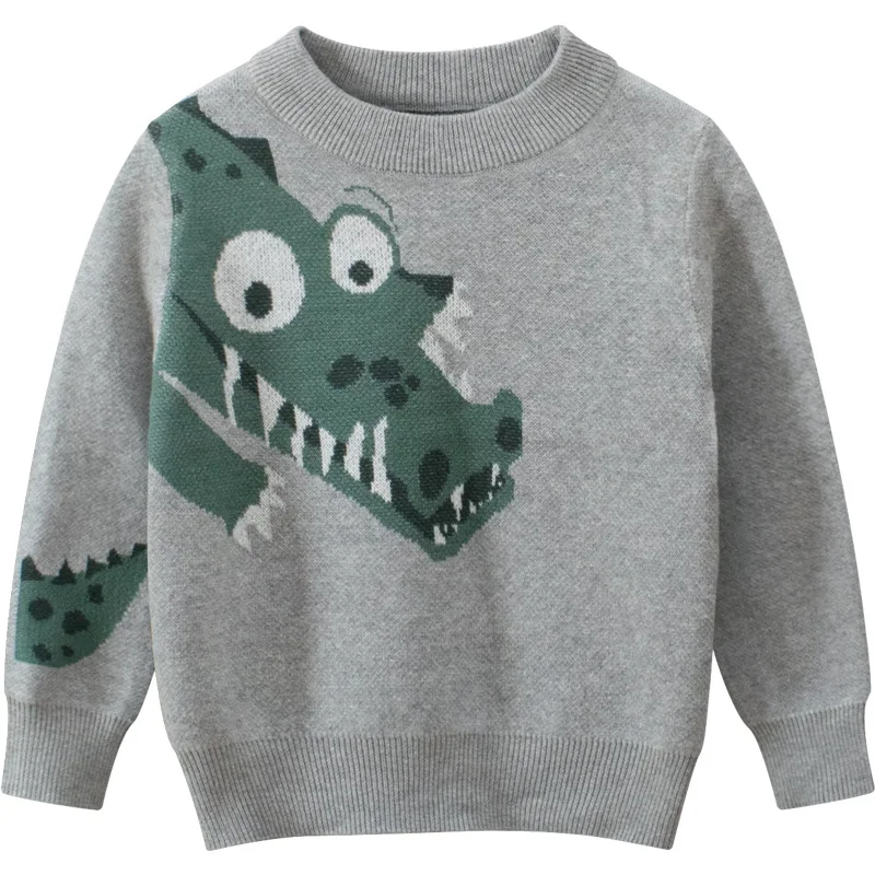 Dinosaur Pattern Boys Knitted Sweater For Toddler Boy Kids Casual Spring Cartoon Warm Cotton Boys Sweaters Pullovers New 2020
Dinosaur Pattern Boys Knitted Sweater For Toddler Boy Kids Casual Spring Cartoon Warm Cotton Boys Sweaters Pullovers New 2020
