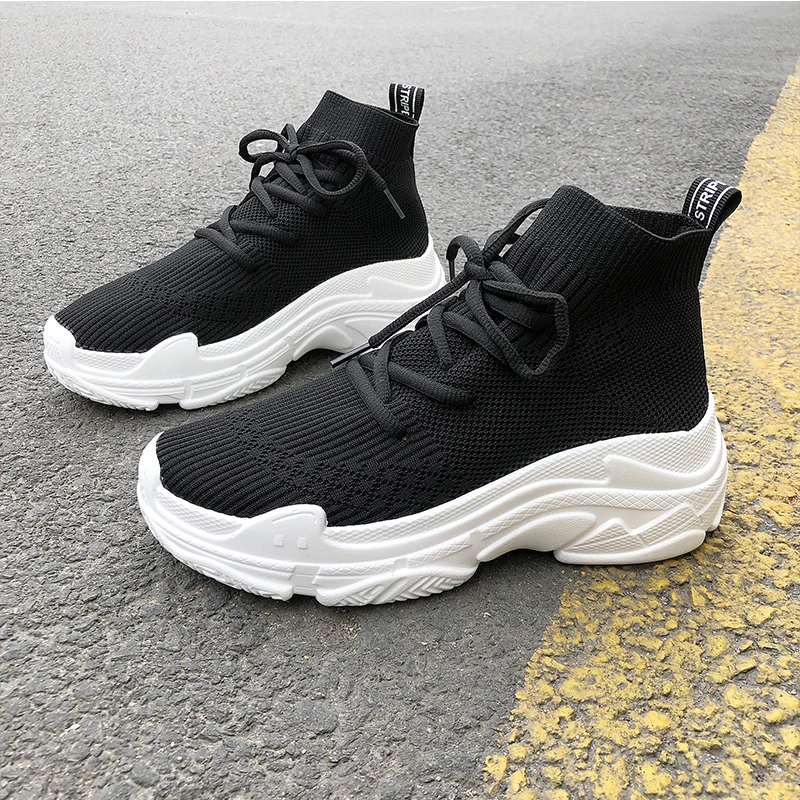 New Casual Women Shoes Breathable Stretch Fabric Socks Outdoor Platform shoes Elastic Sneakers Tenis Feminino Female Shoes C1-69
New Casual Women Shoes Breathable Stretch Fabric Socks Outdoor Platform shoes Elastic Sneakers Tenis Feminino Female Shoes C1-69