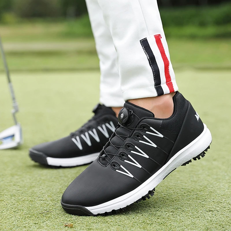 Waterproof Golf Shoes Professional Man Golf Shoes Spikes Golf Sport Shoes Athletics Training Genuine Leather Boot for Man Spikes
Waterproof Golf Shoes Professional Man Golf Shoes Spikes Golf Sport Shoes Athletics Training Genuine Leather Boot for Man Spikes