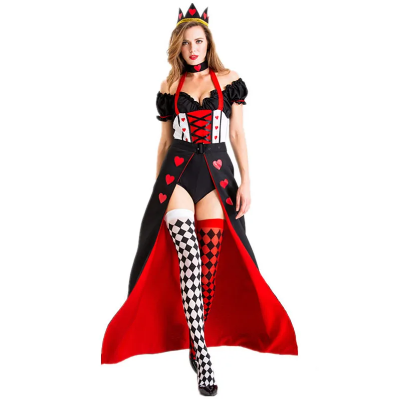 Halloween Costumes Cosplay Red Heart Princess Queen Alice In Wonderland Costume Adult Fancy Dress Party Cosplay
Halloween Costumes Cosplay Red Heart Princess Queen Alice In Wonderland Costume Adult Fancy Dress Party Cosplay