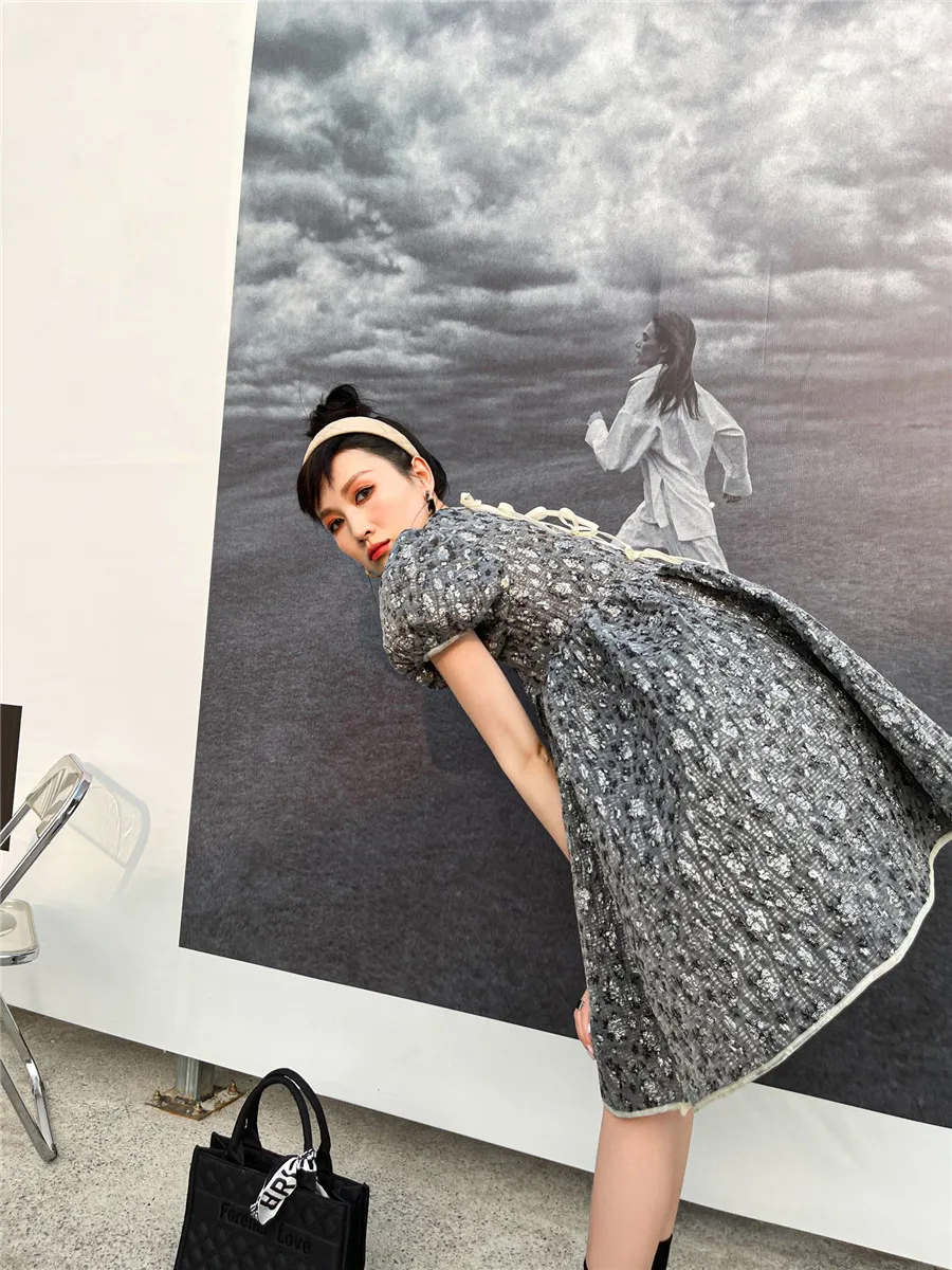 Bornladies Puff Sleeve Summer Dresses for Women 2021 Ball Gown Short Sleeve Floral Dress Grey Sundresses Mini Elegant Dress
Bornladies Puff Sleeve Summer Dresses for Women 2021 Ball Gown Short Sleeve Floral Dress Grey Sundresses Mini Elegant Dress