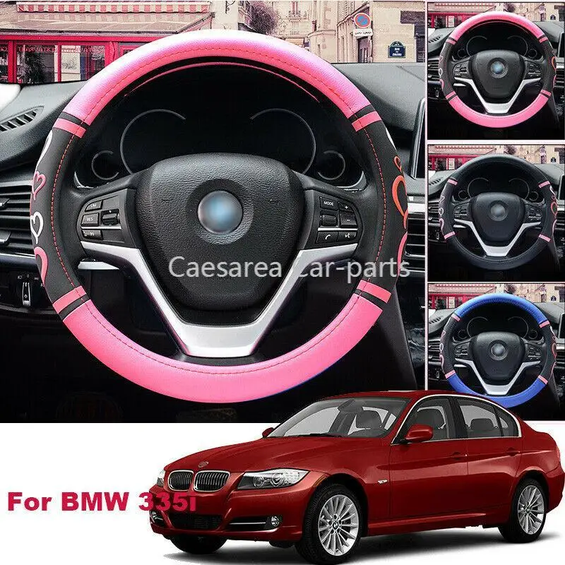 High Quality all seasons 38CM Non-slip PU leather car steering wheel Glove cover for BMW 335i
High Quality all seasons 38CM Non-slip PU leather car steering wheel Glove cover for BMW 335i
