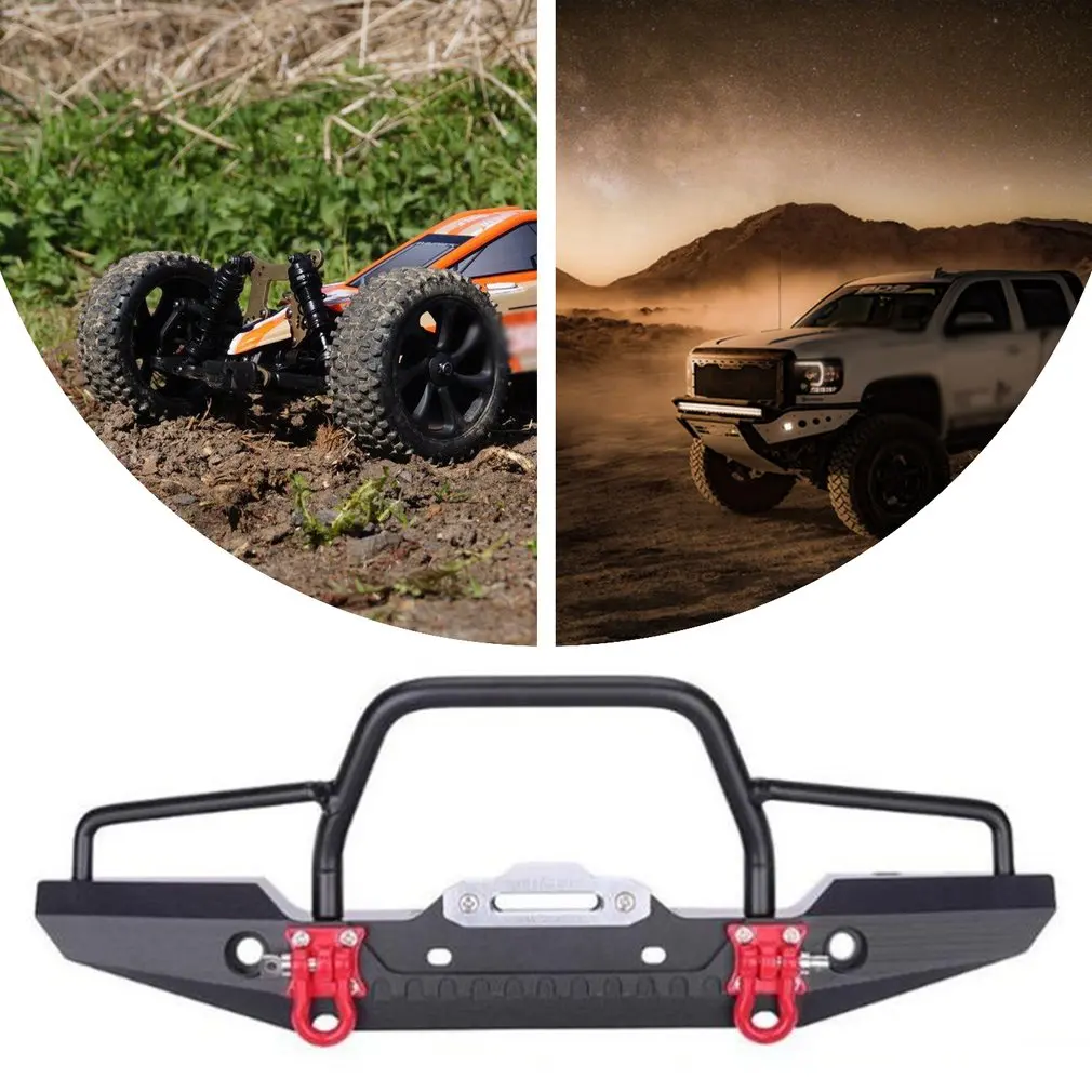 Aluminum 1:10 Rc Rock Car Metal Front Bumper With 2 Led Light For Axial Scx10 90046 90047 Traxxas Trx-4 Rc Crawler Climbing
Aluminum 1:10 Rc Rock Car Metal Front Bumper With 2 Led Light For Axial Scx10 90046 90047 Traxxas Trx-4 Rc Crawler Climbing