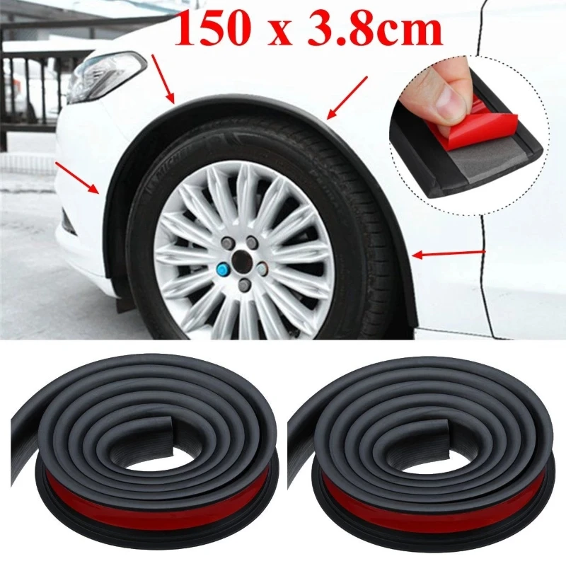 Universal 1.5Mx3.8CM Rubber Car Anti-collision Mudguard Trim Wheel Arch Protection Moldings Wheel Protection Wheel Sticker
Universal 1.5Mx3.8CM Rubber Car Anti-collision Mudguard Trim Wheel Arch Protection Moldings Wheel Protection Wheel Sticker