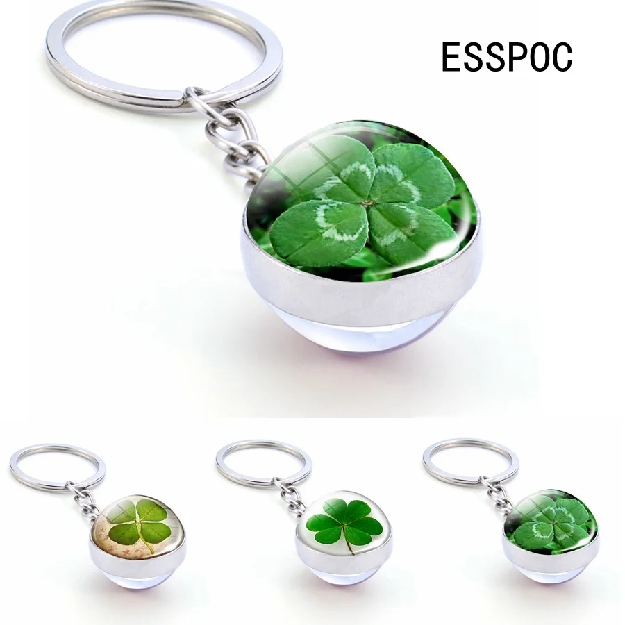 Men's four-leaf clover turbo-motorcycle key chain car crystal ball double-sided pendant metal car logo key chain ring key ring
Men's four-leaf clover turbo-motorcycle key chain car crystal ball double-sided pendant metal car logo key chain ring key ring