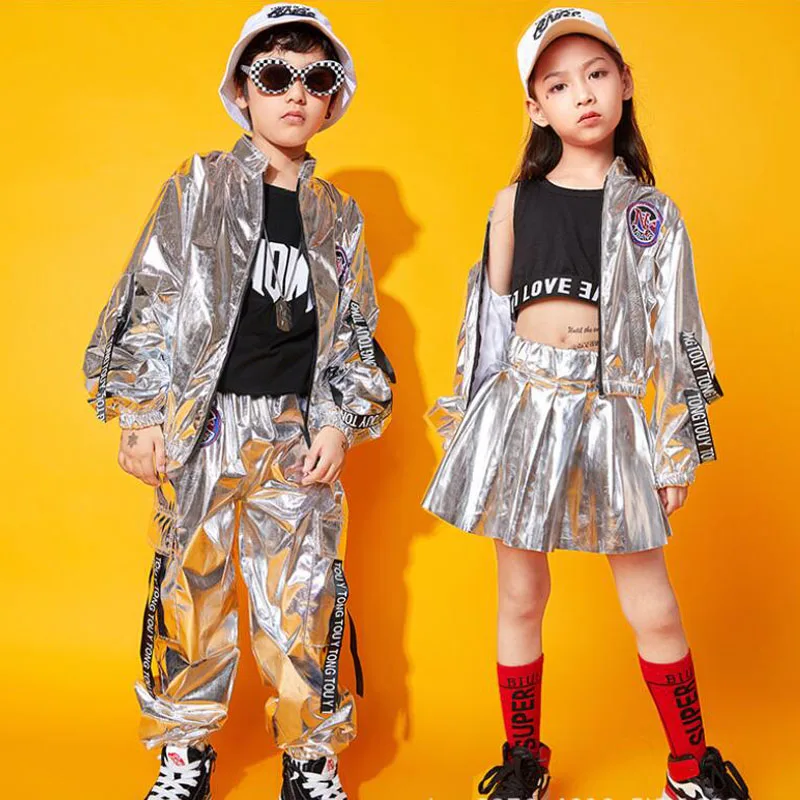 Kids Hip Hop Drum Clothing Zip Up Jacket Top Coat Streetwear Tactical Cargo Pants Skirt For Girls Boys Dance Clothes Costume
Kids Hip Hop Drum Clothing Zip Up Jacket Top Coat Streetwear Tactical Cargo Pants Skirt For Girls Boys Dance Clothes Costume