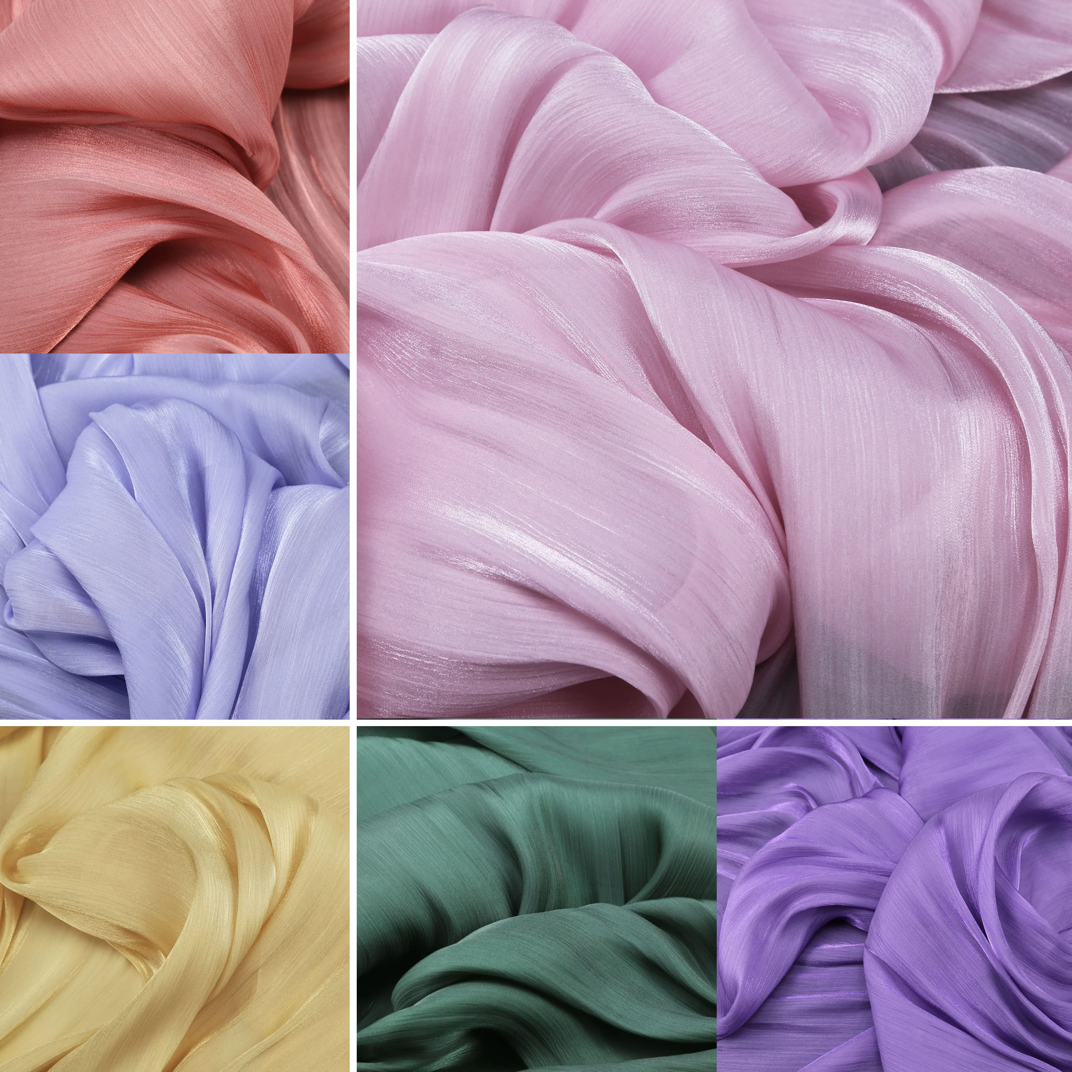 1M/lot 150cm wide Soft pearlescent crystal satin fabric High-end stage dress shirt dress Hanfu sewing trim lace fabric AC332 
1M/lot 150cm wide Soft pearlescent crystal satin fabric High-end stage dress shirt dress Hanfu sewing trim lace fabric AC332