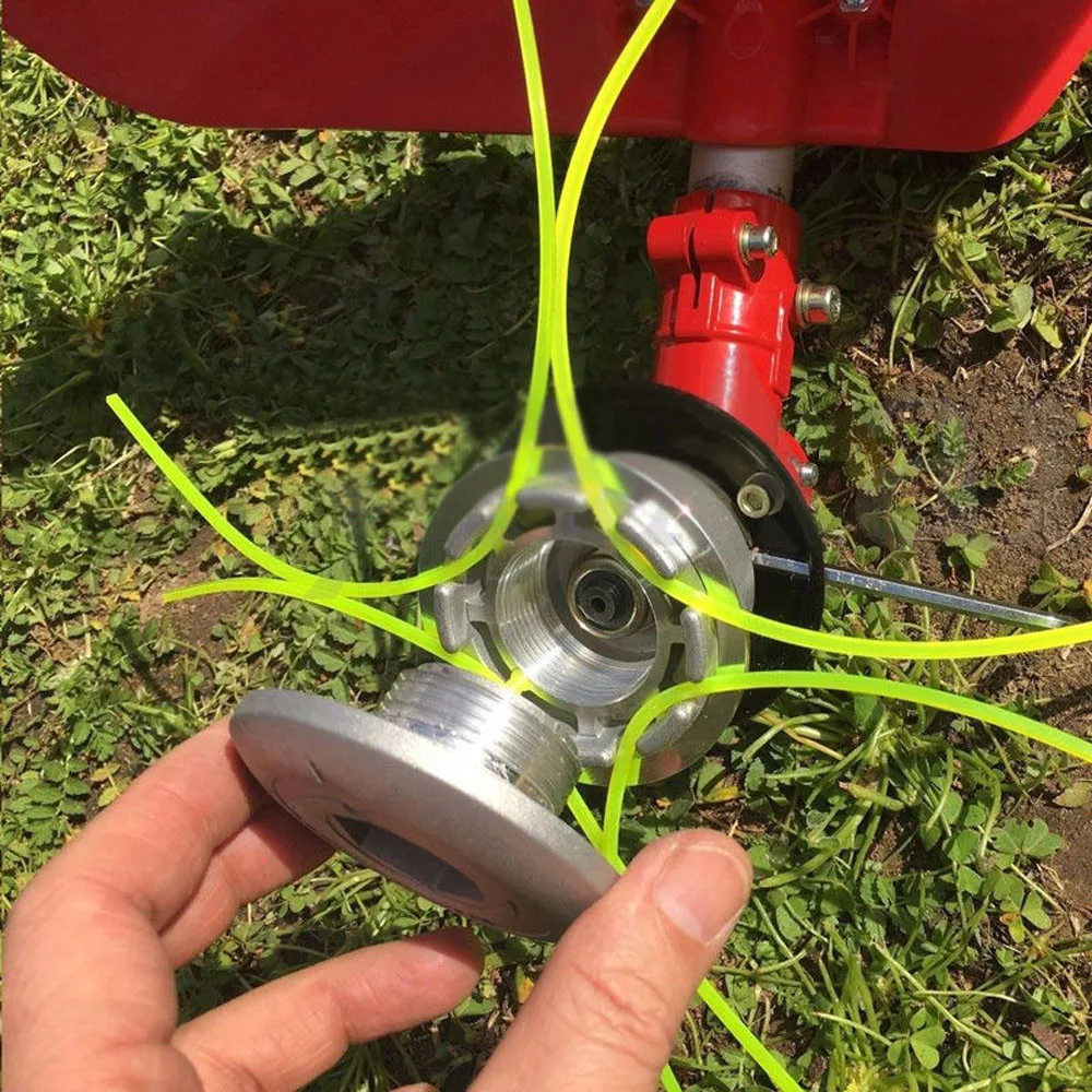 Aluminum Linehead String Grass Trimmer Head Spool Set for Gasoline Brushcutter Cutter Weed Eater Tools Accessory
Aluminum Linehead String Grass Trimmer Head Spool Set for Gasoline Brushcutter Cutter Weed Eater Tools Accessory