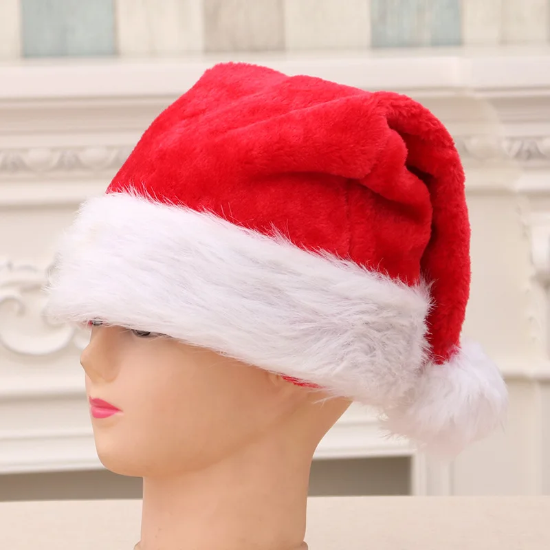 Plush Santa Hat, Traditional Red and White Plush Christmas Santa Hat for Christmas Party
Plush Santa Hat, Traditional Red and White Plush Christmas Santa Hat for Christmas Party
