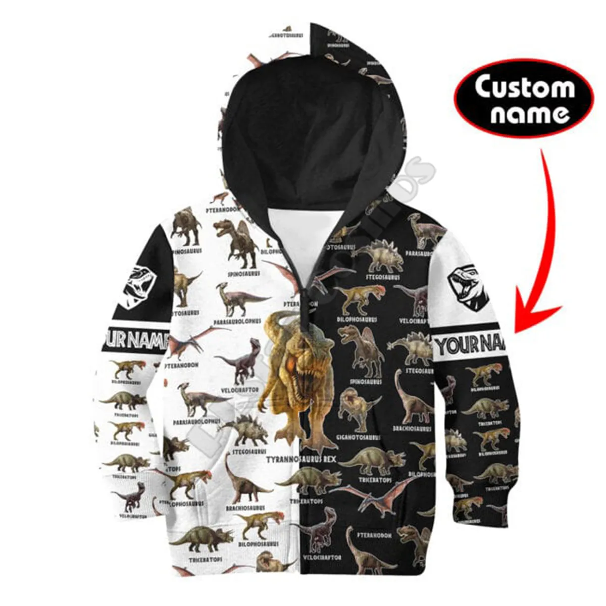 Customize your name Love Dinosaur Hoodies T-shirt 3D Printed Kids Sweatshirt Jacket T Shirts Boy Girl Funny Cosplay Costumes 10
Customize your name Love Dinosaur Hoodies T-shirt 3D Printed Kids Sweatshirt Jacket T Shirts Boy Girl Funny Cosplay Costumes 10
