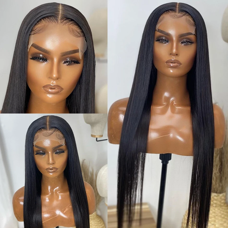 180%Density 26Inch Black Soft Silky Straight Wigs Glueless Lace Front Wig Remy High Temperature For Black Women With Baby Hair
180%Density 26Inch Black Soft Silky Straight Wigs Glueless Lace Front Wig Remy High Temperature For Black Women With Baby Hair