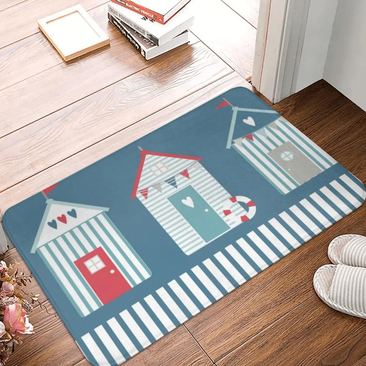 By The Sea Beach Huts Doormat Carpet Mat Rug Polyester Non-Slip Floor Decor Bath Bathroom Kitchen Balcony 40*60
By The Sea Beach Huts Doormat Carpet Mat Rug Polyester Non-Slip Floor Decor Bath Bathroom Kitchen Balcony 40*60