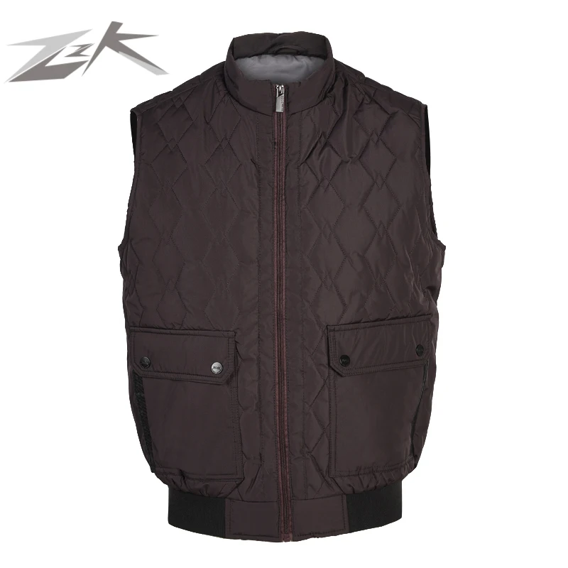 ZZK News Mens Jacket Sleeveless Vest Mens Fashion Zipper Jackets Outdoors Winter Fashion Male Cotton-Padded Vest Coats
ZZK News Mens Jacket Sleeveless Vest Mens Fashion Zipper Jackets Outdoors Winter Fashion Male Cotton-Padded Vest Coats