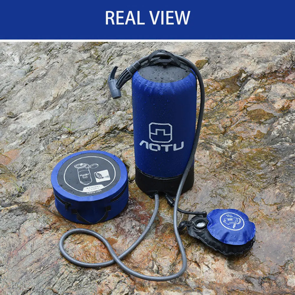 11L PVC Pressure Shower Bag with Foot Pump Lightweight Inflatable Portable For Outdoors Camping Bathing Tools Accessories
11L PVC Pressure Shower Bag with Foot Pump Lightweight Inflatable Portable For Outdoors Camping Bathing Tools Accessories