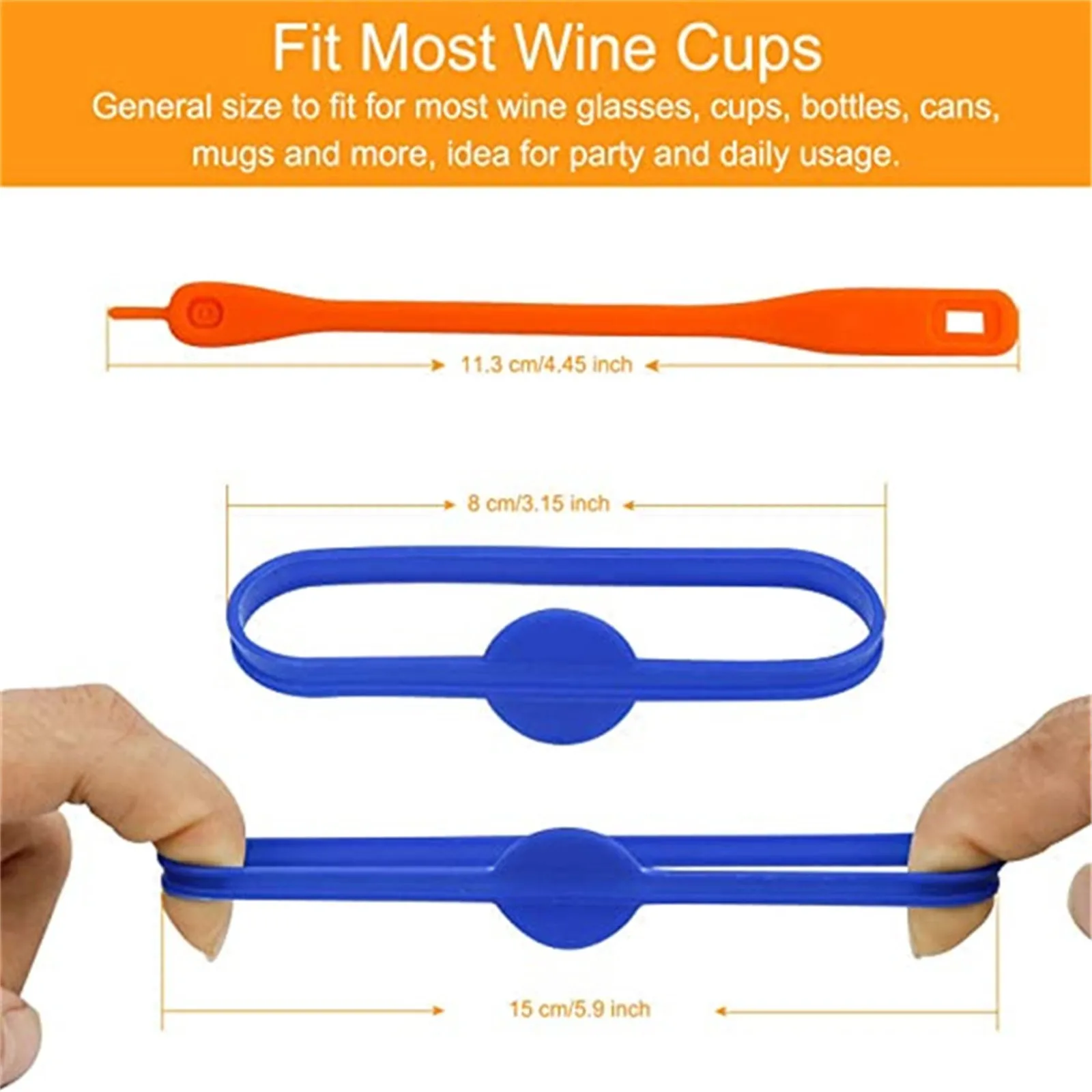 Silicone Wine Cup Glass Markers Party Goblet Wine Drinking Cup Long Strip Marking Tag For Home Bar Kitchen Tool Accessories#p3
Silicone Wine Cup Glass Markers Party Goblet Wine Drinking Cup Long Strip Marking Tag For Home Bar Kitchen Tool Accessories#p3