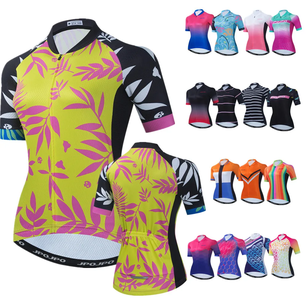 Cycling Jersey Womens Short Sleeve MTB Tops Breathable Bicycle Clothes Outdoor Racing Sports Biking Sportswear Bike Shirt CU0079
Cycling Jersey Womens Short Sleeve MTB Tops Breathable Bicycle Clothes Outdoor Racing Sports Biking Sportswear Bike Shirt CU0079