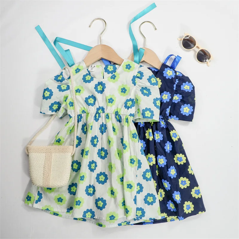 Summer Flower Princess Dress Girl Clothes Silk Ribbon Bow Tie Short Sleeve Dresses Birthday Holiday Toddler Children Costume
Summer Flower Princess Dress Girl Clothes Silk Ribbon Bow Tie Short Sleeve Dresses Birthday Holiday Toddler Children Costume