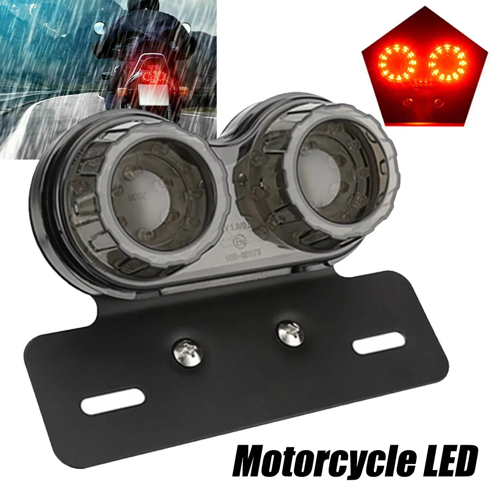 Motorcycle LED Taillight 12V 20LED Turn Signal Warning Brake Light Retro License Plate Lamp For Honda Kawasaki Yamaha Suzuki
Motorcycle LED Taillight 12V 20LED Turn Signal Warning Brake Light Retro License Plate Lamp For Honda Kawasaki Yamaha Suzuki
